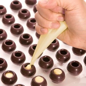 Капсулы для трюфелей из молочного шоколада, Callebaut, Бельгия, блистер 63 шт.