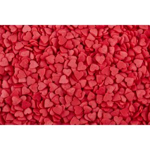 Посыпка фигурная, сердечки красные МИНИ 4 мм., 50 гр.