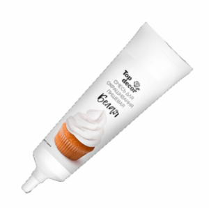 Краситель Топ декор гелевый водорастворимый Белый, 100 г.