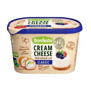 Сыр творожный сливочный "КРЕМЧИЗ" Bonfesto, 70%, 400 г.