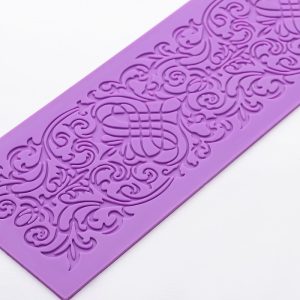 Коврик силиконовый для айсинга "Готика" 46,5*11,5 см.