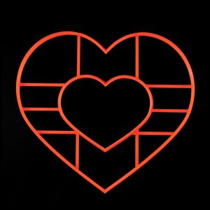 Форма для торта Сердце, размер 22*20 см.