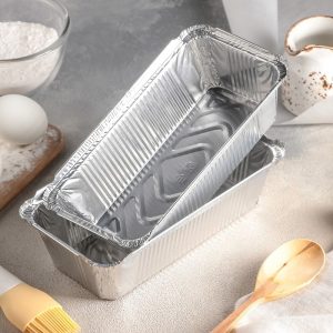 Набор форм для выпечки из фольги, 2 шт., 21,7*11,3*5,3 см.