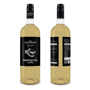 Сироп со вкусом МИНДАЛЬ "Agrobar", 1 л.