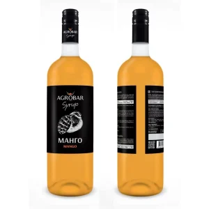 Сироп со вкусом МАНГО "Agrobar", 1 л.