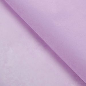 Бумага тишью двусторонняя, светло -фиолетовая, 50/66 см.