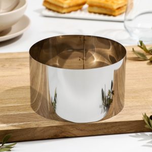 Кольцо-резак металлическое для выпечки и выкладки, D=14 см., H=8,5 см.