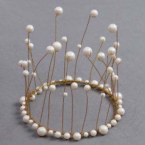 Украшение для торта "Жемчужная корона"