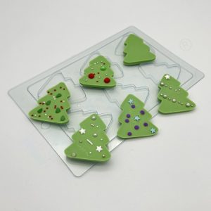 Форма пластиковая "Елочки" 6 в 1