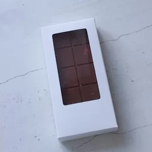 Коробка для ДУБАЙСКОГО ШОКОЛАДА, белая, 15,5*7,5*2,5 см.