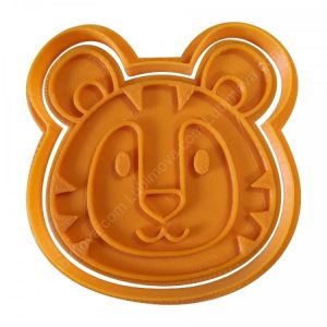 Вырубка с оттиском "Голова тигра №6"