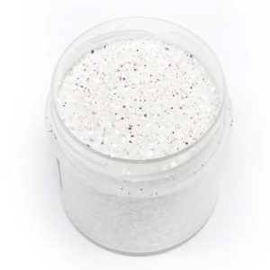 Блёстки декоративные пищевые, белый, 10 г.