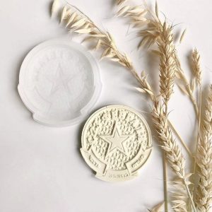 Силиконовый молд "Медальон 23 февраля"