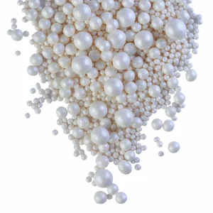 Драже рисовое в глазури жемчуг белоснежный, микс, 50 г. №254