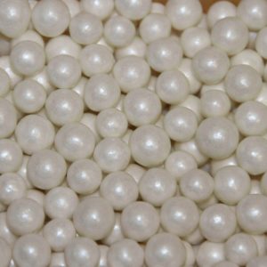 Посыпка шарики сахарные жемчуг белый, 50 г.