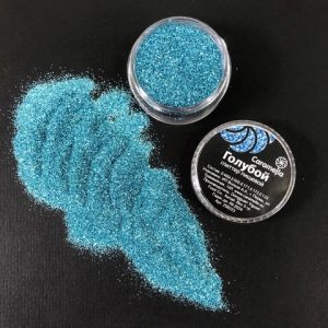 Глиттер съедобный, Голубой, 5 г.