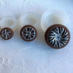 Молд силиконовый "Колесо" 2,5 см., 1 шт.