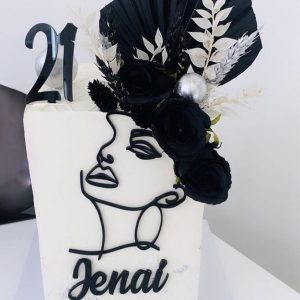 Топпер-силуэт "Гордость", черный