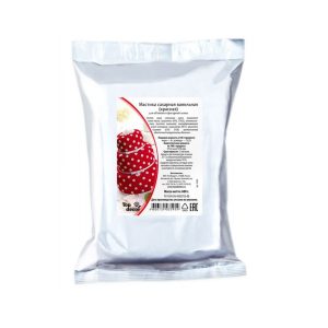 Мастика Топ Декор 600 г., красная.