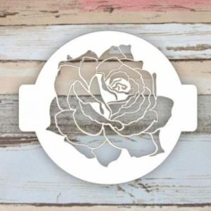 Трафарет  "Маленькая роза", 14 см.