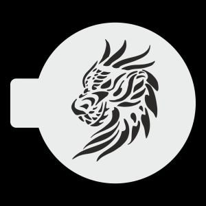 Трафарет «Голова дракона» 14 см.