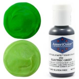 Краситель гелевый водорастворимый Americolor, electric green (зелёный электрик).