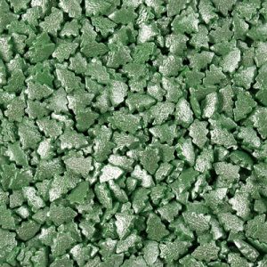 Посыпка фигурная, ёлки зеленые, перламутровые, 50 г.