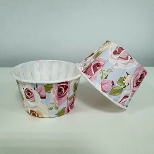 Капсула маффин, "Розовый сад" 50*40 мм.