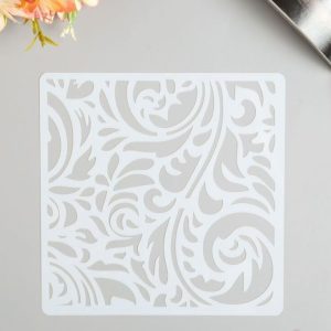 Трафарет «Расписной узор» 13*13 см.