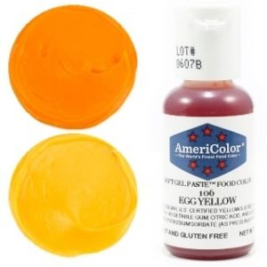 Краситель гелевый водорастворимый Americolor, egg yellow (яично-желтый).