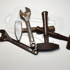 Форма пластиковая "Инструменты. Ключ и молоток"