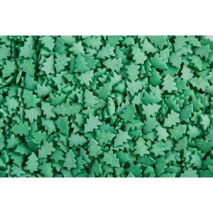 Посыпка фигурная, ёлки зеленые, 50 гр.