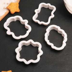 Набор выемок кондитерских "Рамки", 4 шт.