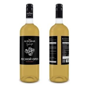 Сироп со вкусом ЛЕСНОЙ ОРЕХ "Agrobar", 1 л.