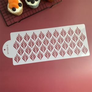 Трафарет для торта "Листочки", 34,85*15 см. (№54)