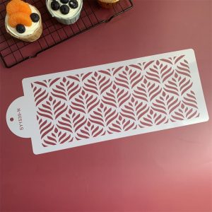 Трафарет для торта "Папоротник мини", 34,85*15 см. (№55)