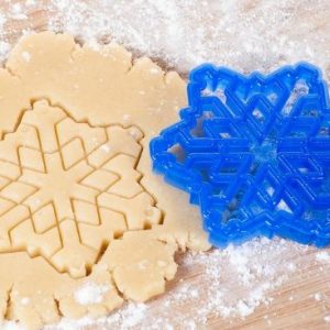 Вырубка пластиковая "Снежинка", 9*9 см.