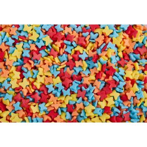 Посыпка фигурная, бабочки мини разноцветные, 50 гр.