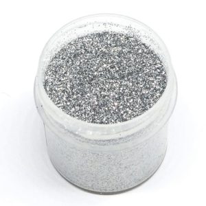 Блёстки декоративные пищевые, серебро голографическое, 10 г.