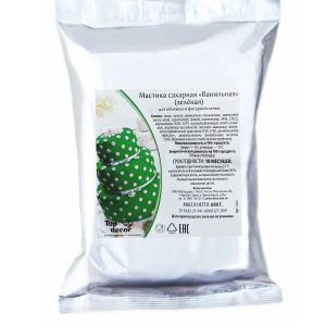 Мастика Топ Декор 600 г., зелёная