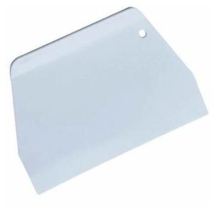 Шпатель (скребок) пластиковый "Трапеция", 13,5 см.