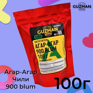 Агар-агар Чили 900 блюм, 100 гр., Guzman