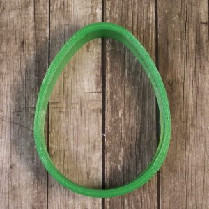 Вырубка пластиковая "Яйцо" 57*75 мм.