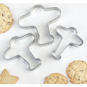 Набор вырубок металлических "Самолет" 3 шт.