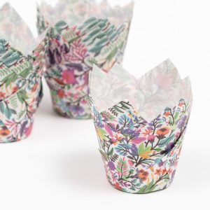 Форма бумажная "Тюльпан Акварельные цветы", 50*80 мм.