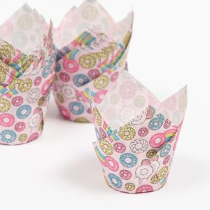 Форма бумажная "Тюльпан Пончики", 50*80 мм.