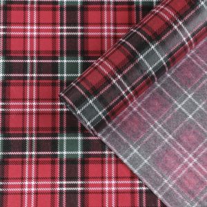 Бумага тишью "Теплого праздника" в клеточку, 50/70см.