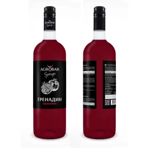 Сироп со вкусом ГРЕНАДИН "Agrobar", 1 л.