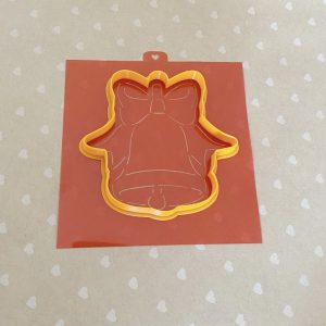 Вырубка+трафарет Колокольчик 10*11 см.