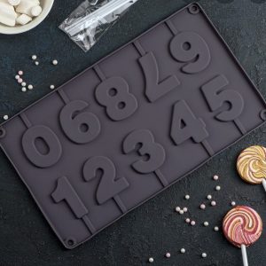 Форма силиконовая "Арифметика" 10 ячеек.